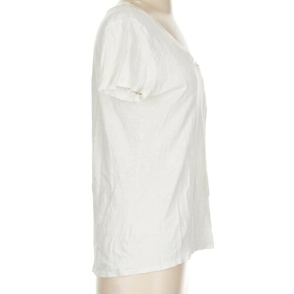 PINK Victoria’s Secret White V-Neck Tee – Size S - Picture 5 of 5